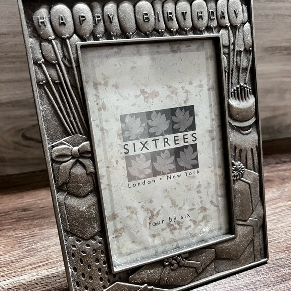 Sixtrees Silver Metal birthday picture Frame - Picture 2 of 4